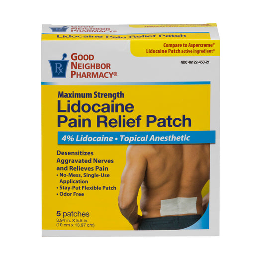 Good Neighbor Pharmacy Pain Relief Patch W/Lidocaine 4% 10 ct